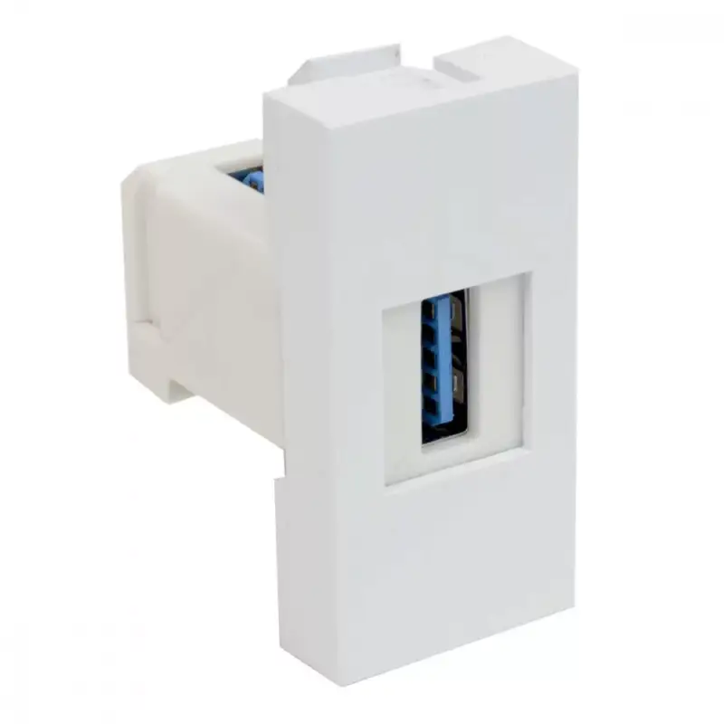 KOPOS QUADRO moduláris USB aljzat IP20, PVC, QD 45X22.5-USB_HB Kiárusítás