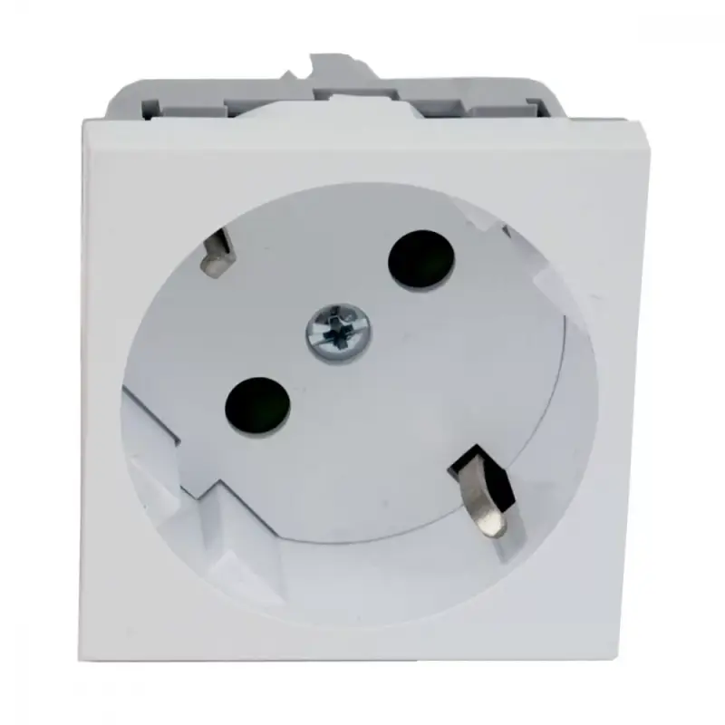 KOPOS QUADRO moduláris dugalj (SCHUKO) földeléssel, gyermekvédelemmel IP20, PVC, QS 45X45 C_HB Alacsony ár