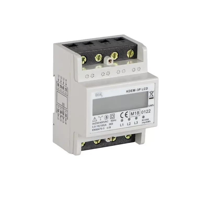 Kanlux 19344 KDEM-3P LCD fogyasztásmérő Azonnali szállítás