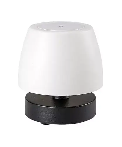 Bestseller Rábalux 7040 Odera Asztali lámpa fekete-fehér LED 3, IP44