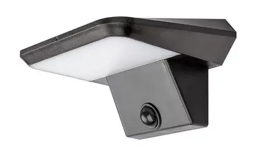 Rábalux 77005 Qesa Napelemes lámpa fekete-fehér LED 10, IP44 Kedvezmény