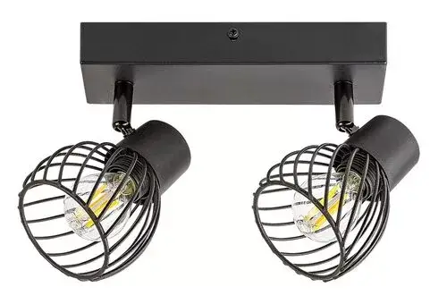 Biztonságos fizetés Rábalux 73002 Aberama Spotlámpa fekete-fekete E14 2X MAX 10, IP20