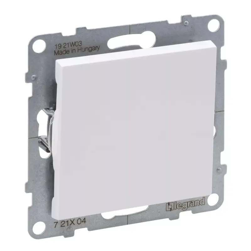 Legrand Suno egypólusú kapcsoló 16AX, fehér (101), Legrand 721104 Azonnal elérhető