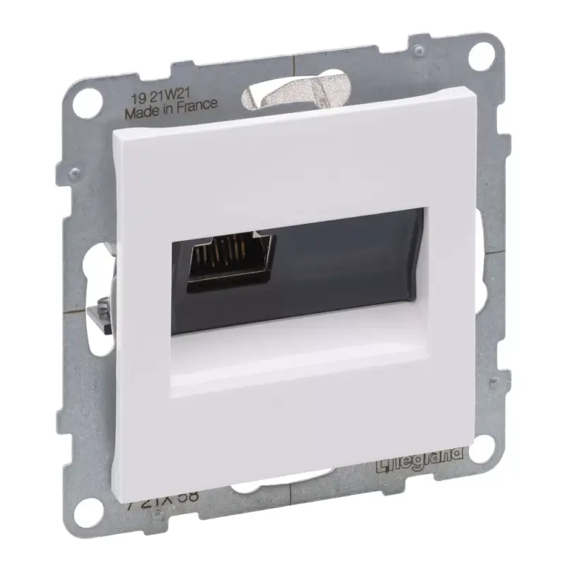 Legrand Suno RJ45 Cat.6A STP csatlakozóaljzat, fehér, Legrand 721158 Exkluzív ajánlat