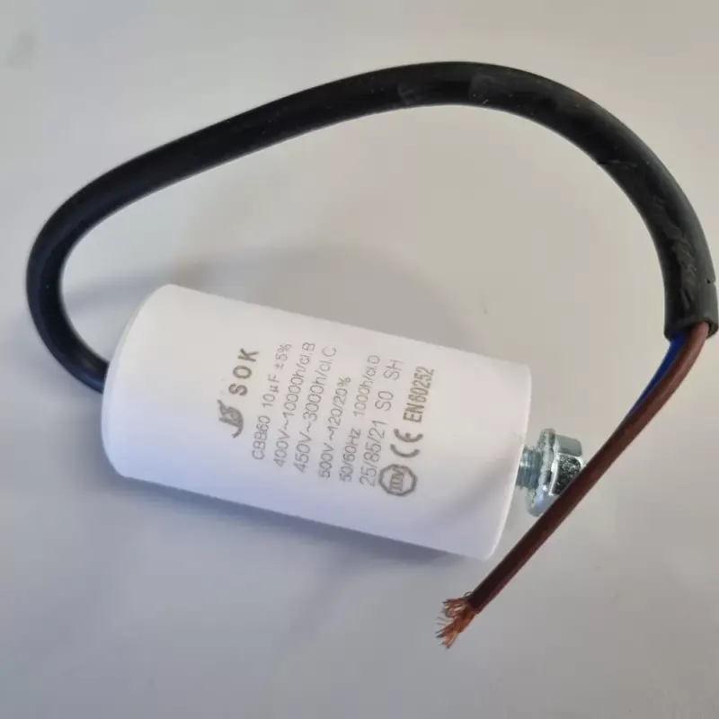 Árengedmény Kondenzátor üzemi 10 uF 450V+kábel CNS0023