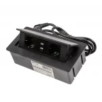 GTV ASZTALBA SÜLLYESZTHETŐ IRODAI ELOSZTÓ, IP20, 2X230V, 1XUSB-A, 1XUSB-C, FEKETE, kábellel GTV-AE-PBSUC2GS-20NN Ajánlat