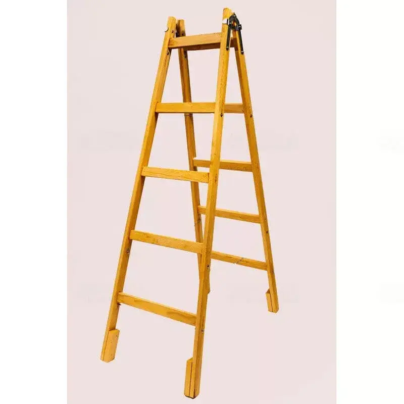 Outlet Villanyszerelő falétra 5 fokos 187cm, erősített kivitel, akasztóval GREENWOOD REGOGW5187
