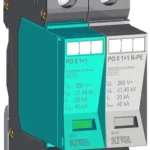 Biztonságos fizetés KIWA PO II 1+1 280V túlfeszültség levezető 20kA T2 (C) 82.017