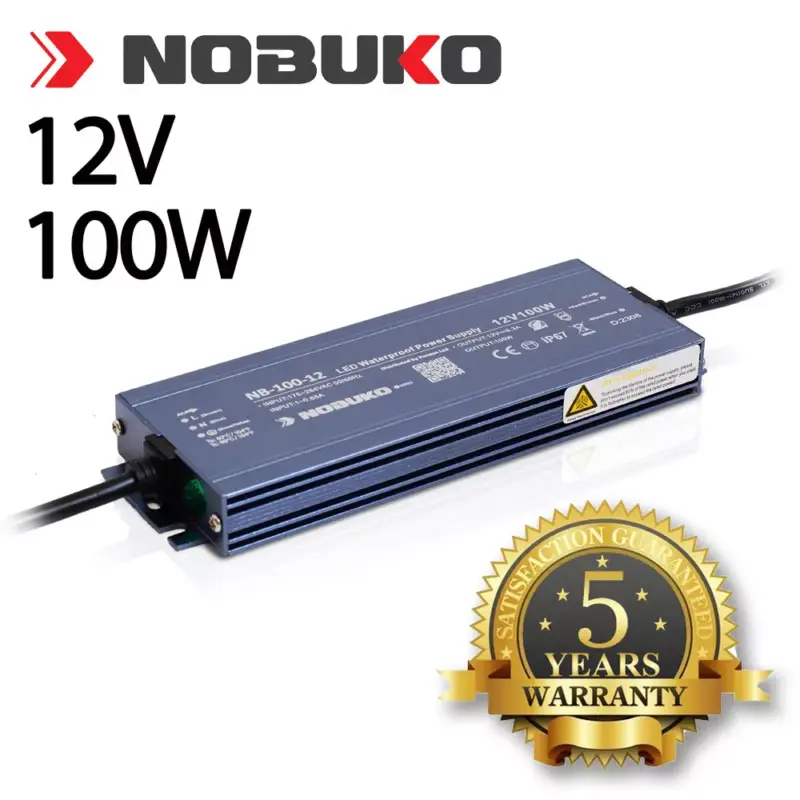 Népszerű NOBUKO B SERIES 12V 100W IP67 Kültéri LED Tápegység