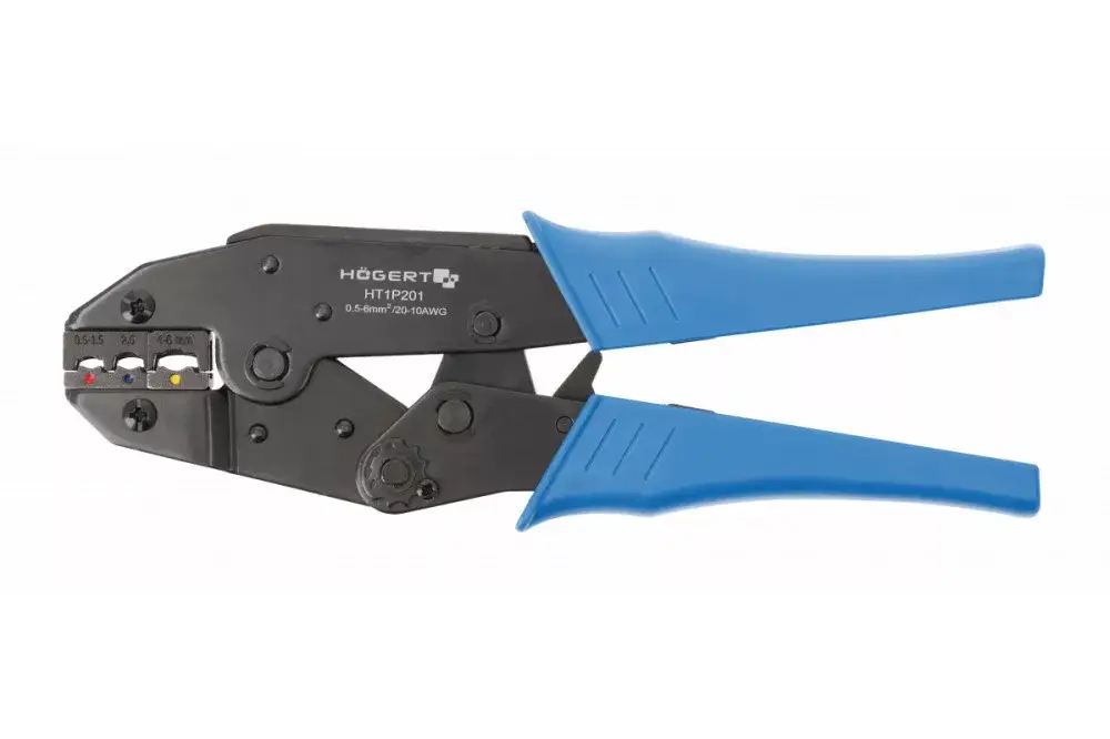 Högert Szigetelt szemes saru prés, 05-6mm2, 20-10AWG, 220mm, HT1P201 Szuper ajánlat