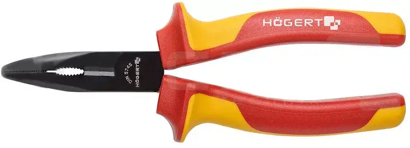 Expressz kézbesítés Högert Rádiós fogó hajlított 200 mm, 1000V, VDE HT1P923