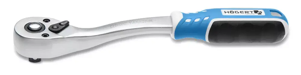 Rendeld meg most Högert Racsnis hajtókar 3/8", 72T foggal, CrV, gyors kioldással, ergonómikus markolattal HT1R328