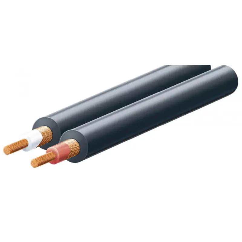 Prémium SAL KN 6 árnyékolt vezeték, 2 ér, 0,08 mm2, fekete, 100 m/ tekercs, KN_6