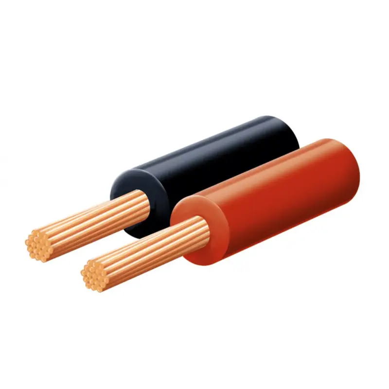 Népszerű SAL KL 0,15 hangszóróvezeték, piros-fekete, 2 x 0,15 mm2, 0,1 mm elemi szál, 100 m/ tekercs, KL_0_15
