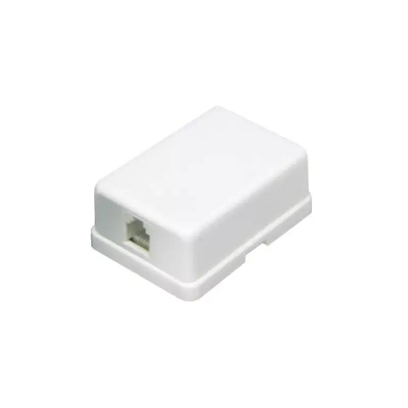 Azonnal elérhető Home TS 1M/WH telefon fali aljzat, 6P/4C, öntapadós, csavarozható, fehér, TS_1M_WH