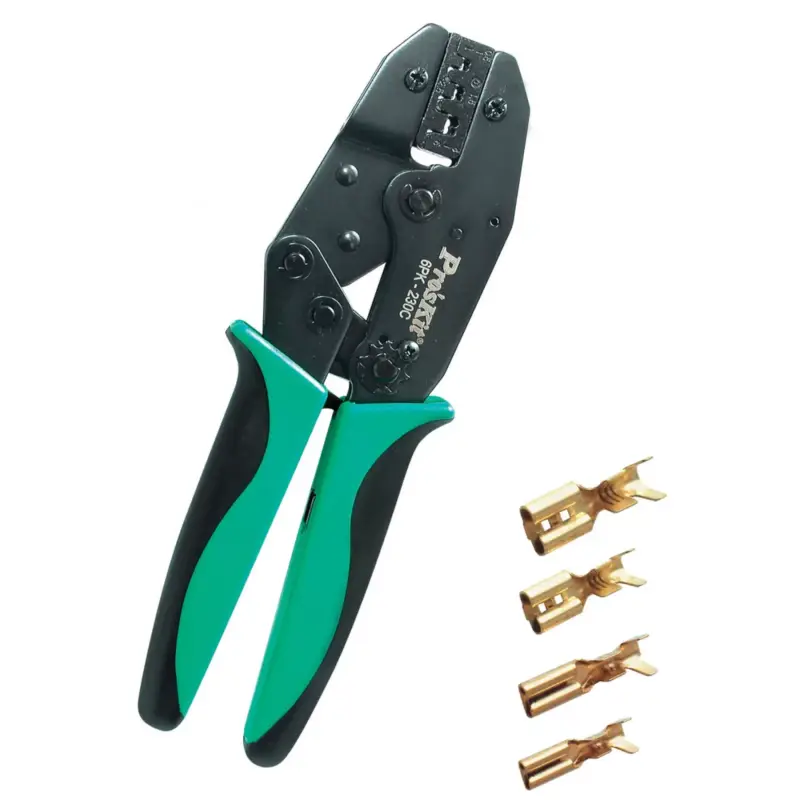 Home 6PK-230C préselő fogó, 220 mm, 0,5 - 6 mm^2-ig, racsnis áttétel, 6 féle nyomaték, 6PK-230C Ajánlat
