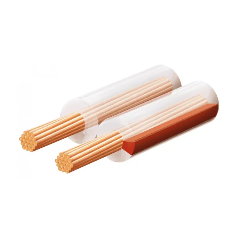 Végkiárusítás SAL KLS 0,5T hangszóróvezeték, átlátszó, 2 x 0,5 mm2, 0,15 mm elemi szál, 100 m/ tekercs, KLS_0_5T