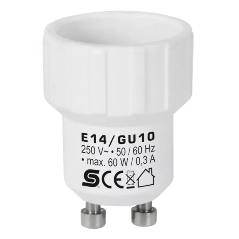 Home E14/GU10 foglalatátalakító adapter, max. 0,3 A, E14_GU10 Népszerű