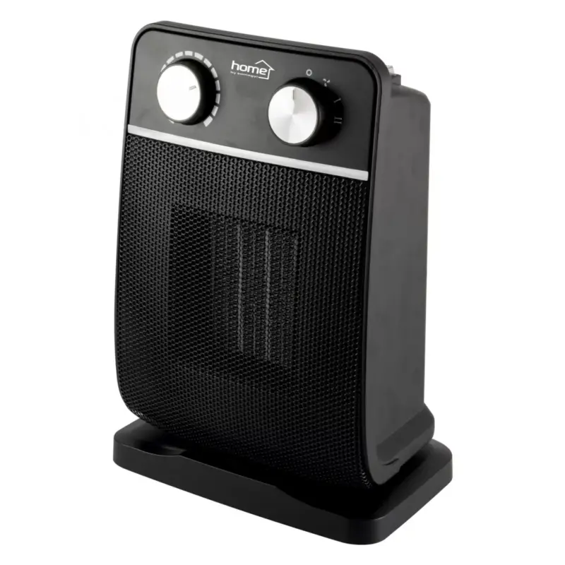 Akció Home KF 29 álló elektromos kerámia fűtőtest, 900W/1800W, oszcillálás,mechanikus termosztát, fekete, FK_29