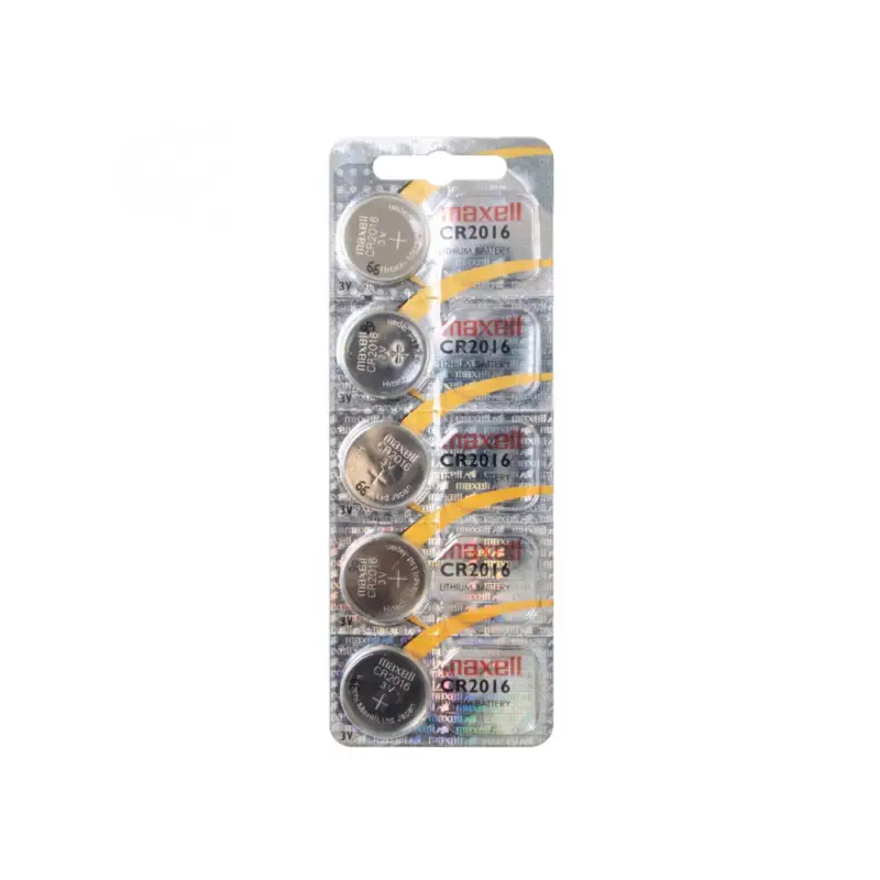 Maxell CR2016 gombelem, lítium, 3V, 5 db/csomag, Maxell_CR2016 Expressz szállítás