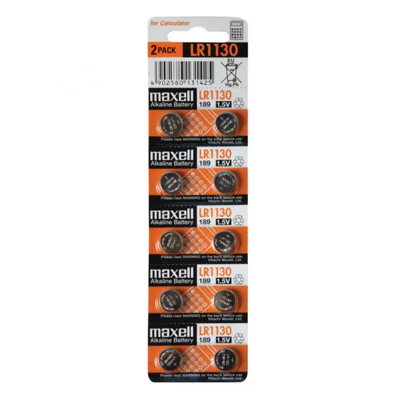 Vedd meg online Maxell LR1130 gombelem, LR1130, alkáli, 1,5V, 10 db/csomag, Maxell_LR1130