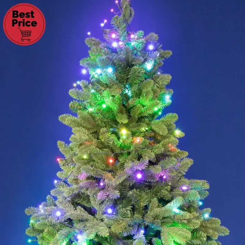 iSparkle LEDS198V LED-es fényfüzér, 19,7 m / 198 db RGB LED, applikációval vezérelhető, smart, kül- és beltéri kivitel, LEDS198V Kedvezményes ár