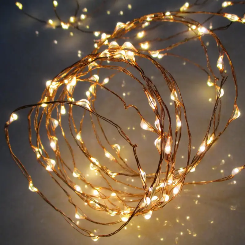 Home ML 160/WW micro LED-es fényfüzér, 15,9 m / 160 db melegfehér micro LED, állófényű, vékony vezeték, hálózati adapter, kül- és beltéri kivitel, ML_160_WW Ajánlat