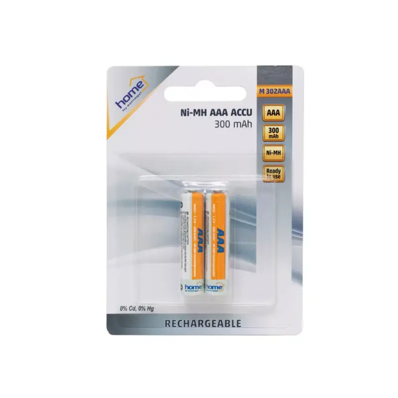 Szuper ajánlat Home M 302AAA tölthető akkumulátor, NiMH, AAA, 300 mAh, 2 db, M_302AAA