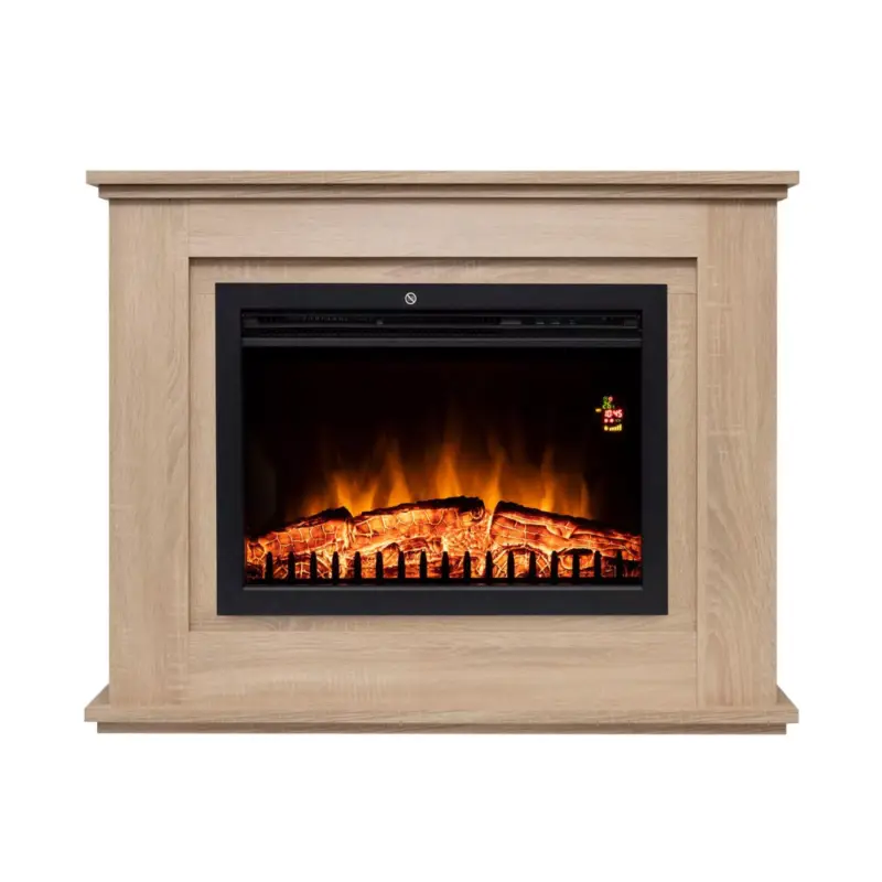 Akciós ár Home FKKF 03 + FKKI 03 KIT FKK Bologna beépíthető elektromos látványkandalló kerettel, sonoma, FKK_BOLOGNA