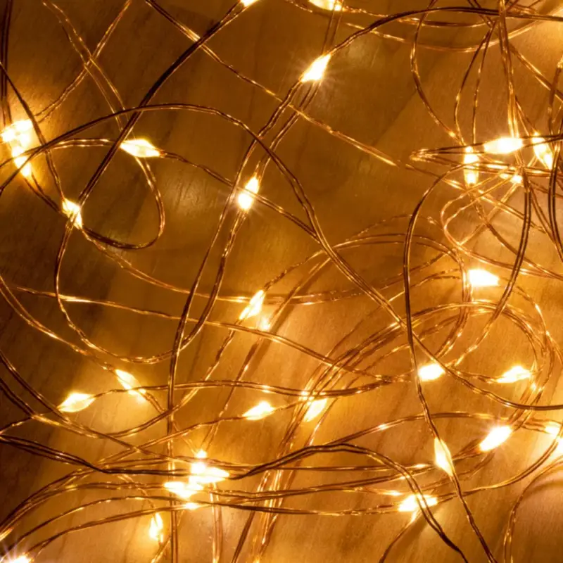 Home ML 120/WW micro LED-es fényfüzér-köteg, 120 db melegfehér micro LED, 6 ágú, vékony, ezüstszínű vezeték, hálózati adapter, kül- és beltéri kivitel, ML_120_WW Biztonságos vásárlás