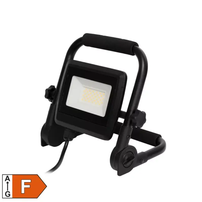 Outlet Home FLL H 20 hordozható LED fényvető, 20 W, 1600 lm, összecsukható, állítható dőlésszög, FLL_H_20