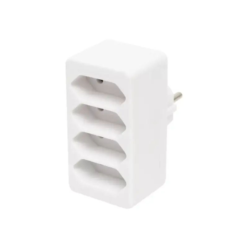 Home NV 24/WH hálózati elosztó, 4 EURO aljzat gyermekvédelemmel ellátva, max. 4 x 500 W, fehér Vedd meg online