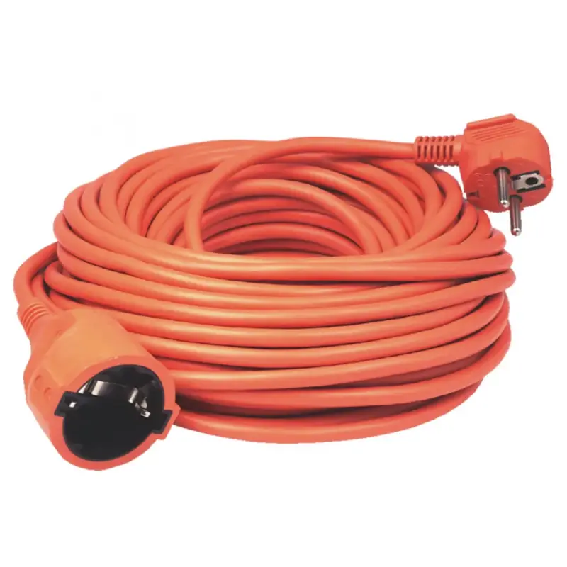 Expressz kézbesítés Home NV 2-10/OR/1,5 hosszabító, 10 m, H05VV-F 3G1,5 mm2 kábel, IP 20 kivitel, 250V~/16A/3680W, pipa alakú dugó és egyenes lengő aljzat, narancssárga színű