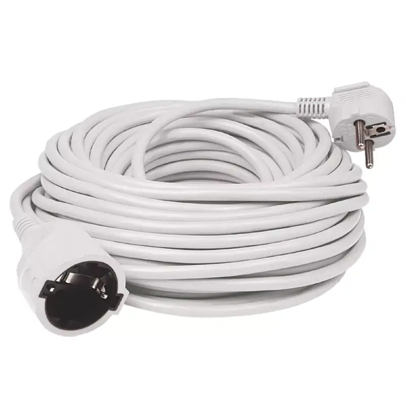 Népszerű Home NV 2-5/WH/1,5 hosszabító, 5 m, H05VV-F 3G1,5 mm2 kábel, IP 20 kivitel, 250V~/16A/3680W, pipa alakú dugó és egyenes lengő aljzat, fehér színű