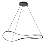 Rábalux 72266 Mirossi Beltéri lámpa Függeszték fekete, fehér LED 40, természetes fehér (3500-5000 K), IP20 Expressz szállítás