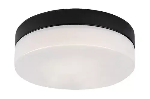 Szezonális akció Rábalux 75026 Gaelo Beltéri lámpa Fürdőszobai lámpa fekete, fehér LED 18, természetes fehér (3500-5000 K), IP44