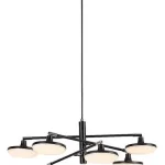Bestseller Rábalux 72239 Madi Beltéri lámpa Függeszték matt fekete, fehér LED 24, meleg fehér (2700-3000K), IP20