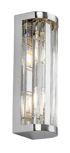 Különleges ajánlat Rábalux 75035 Sybil Beltéri lámpa Fürdőszobai lámpa króm, átlátszó G9 2X MAX 28, IP44