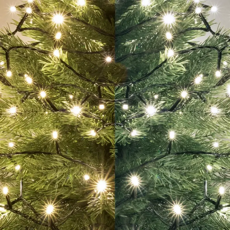 Prémium Home LED305WWWH LED-es dual color fényfüzér, kül- és beltéri kivitel, 300 db melegfehér/hidegfehér LED, 21 m füzérhossz