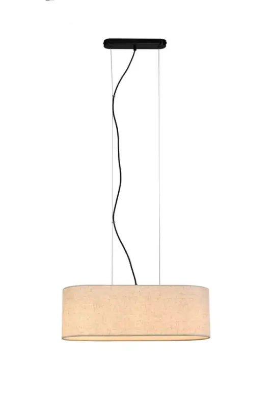 Rábalux RBL72251 Narmin Beltéri lámpa Függeszték matt fekete, bézs E27 3x MAX 40 IP20 Outlet
