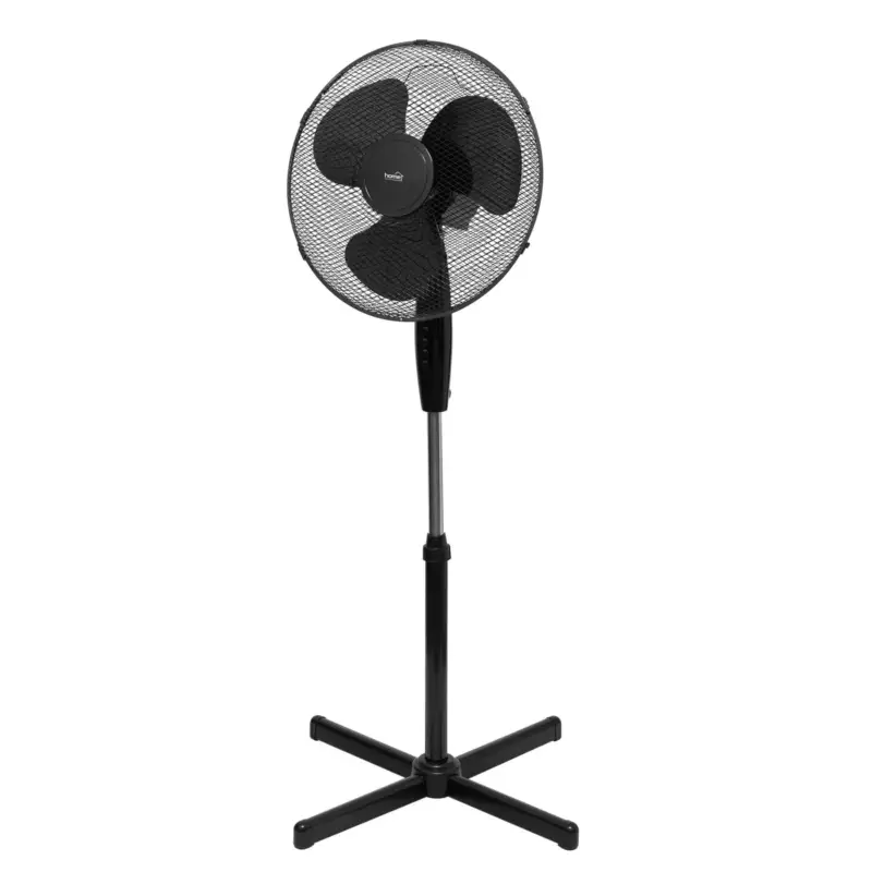 Prémium Home SF40BK állóventilátor, 45 W, 40cm-es lapátátmérő, 3 sebességfokozat, oszcillálás, állítható fejdőlésszög, fekete színű