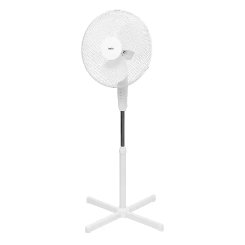 Home SF40WH állóventilátor, 45 W, 40cm-es lapátátmérő, 3 sebességfokozat, oszcillálás, állítható fejdőlésszög, fehér színű Akciós ár