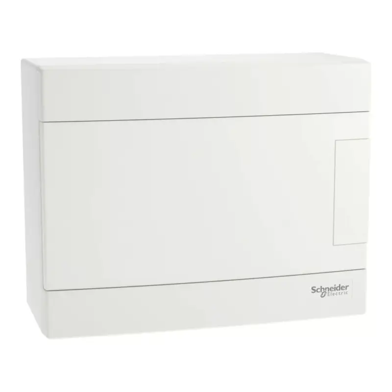 Schneider EASY9 EU Kiselosztó, 8 modul, PE+N sínnel, teli ajtóval, falon kívüli EZ9EUD108 Csak ma