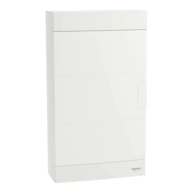 Schneider EASY9 EU Kiselosztó, 36 modul, PE+N sínnel, teli ajtóval, falon kívüli EZ9EUD312 Ne maradj le