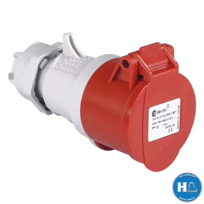 Vedd meg online TP Electric 4x16A - Dugalj (rugós - gyors bekötésű) (IP44) 3022-304-1601