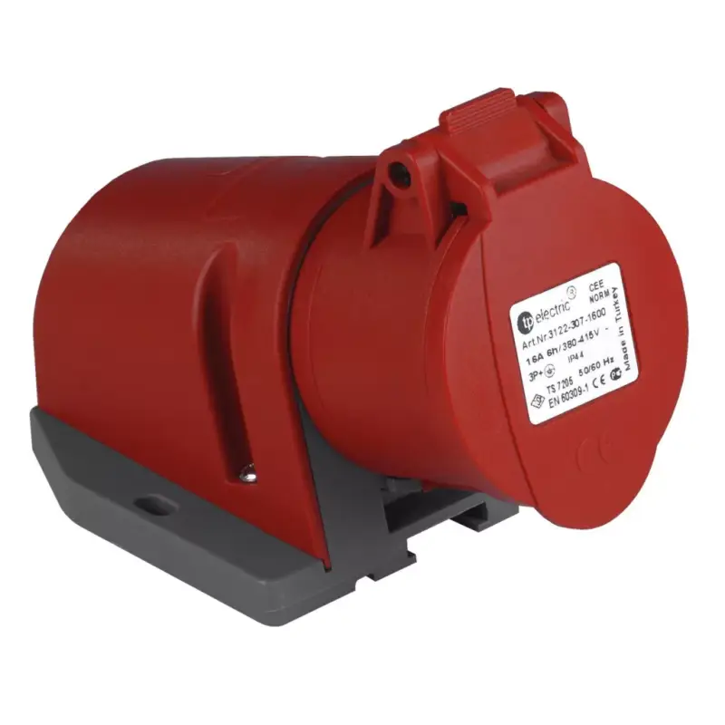 Exkluzív ajánlat TP Electric 5x16A - Felületre rögzíthető dugalj- 83x90 alap (IP44) 3105-307-1600