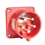 TP Electric 5x32A - Fázisváltó dugvilla beépíthető egyenes (IP44) 75x75mm 3107-354-1600 Kedvezményes ár