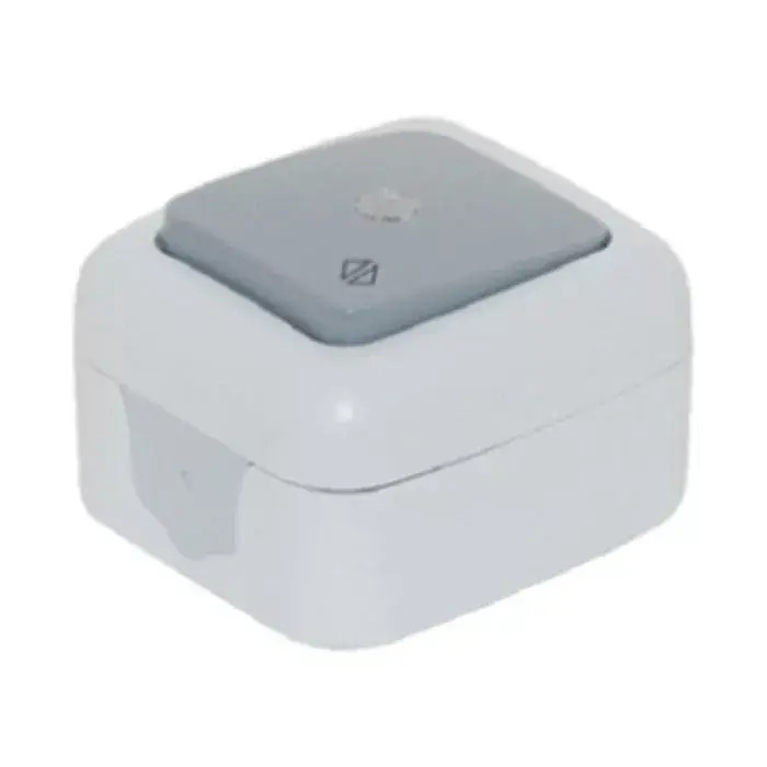Outlet TP Electric Csengő kapcsoló - beépített lámpával- IP54 (10db/doboz) 3201-010-0601