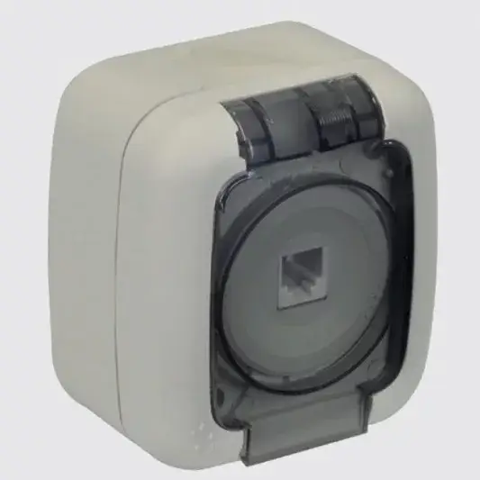 TP Electric Vízmentes RJ45 aljzat 1xRJ45 CAT5.e (10db/doboz) 3201-053-0601 Akciós ár