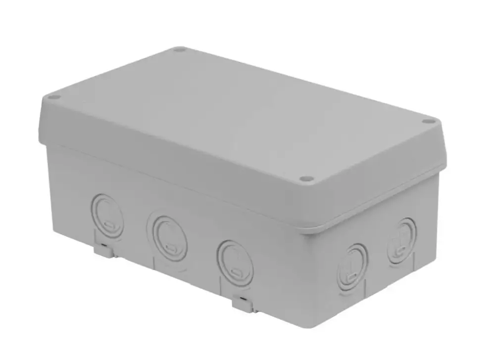 TP Electric Kötődoboz 130x220x95 IP67 perforált oldalfalú, teli tető, 10db kikönnyítés 3310-217-0600 Gyors kiszállítás